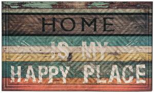 Multy home LIMA Happy Place lábtörlő 45 x 75 cm, nyomattal
