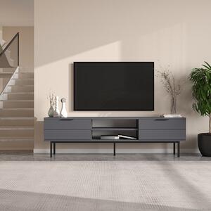Hanah Home TV Stand Anthracite Paul - Anthracite