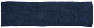 Towel City Gyorsan száradó sporttörülköző 110x30 cm - Tengerészkék