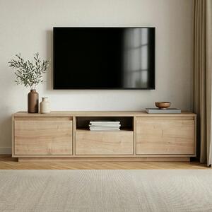 Hanah Home TV Stand Sapphire Oak Sentinel - Sapphire Oak