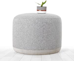 Atelier Del Sofa Puff világosszürke Cedre - Világosszürke