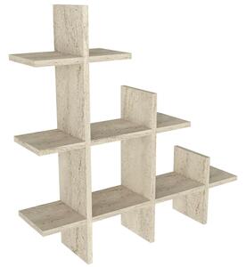 Hanah Home Wall Shelf Travertine Juke