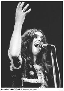 Plakát Black Sabbath (Ozzy Osbourne) - Rotterdam, Holland 1971, (59.4 x 84 cm)
