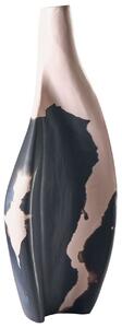 Dekor váza LAGOS Mangófa 40 cm Fekete/bézs
