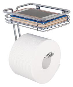 Fém WC-papír tartó kosárral - iDesign