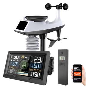 Solight Solight TE91WiFi - Professzionális meteorológiai állomás színes LCD kijelzővel 2xAA Wi-Fi Tuya SL1573