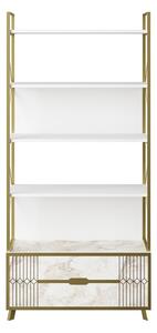 Hanah Home Frida Könyvespolc 90 Cm - Fehér