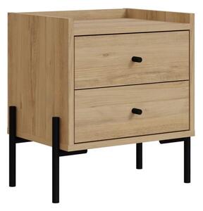 Hanah Home Nightstand Sapphire Oak Malta - Sapphire Oak