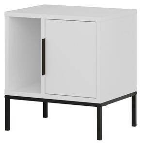 Hanah Home Nightstand White Glynn - White