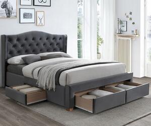 AMI bútorok Kárpitozott ágy Aspenti II Velvet 160x200 cm