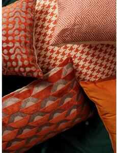 Poule narancssárga-fehér kültéri párna, 50 x 50 cm - Hartman