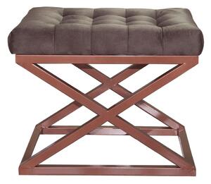 Atelier Del Sofa Puff Copper Brown Capraz - Réz, Barna