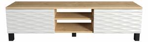 Hanah Home TV Stand Sapphire White Lukas - Sapphire, White