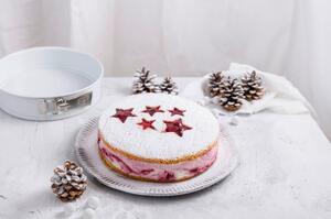 White Christmas Baking acél tortaforma, ø 26 cm - Dr. Oetker
