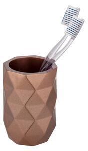Bronzszínű poligyanta fogkefetartó pohár Lanciano – Wenko
