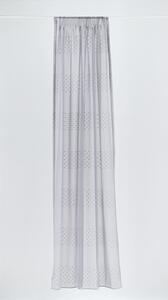 Szürke átlátszó függöny 140x260 cm Aurea – Mendola Fabrics