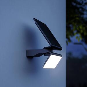 STEINEL LED-es napelemes lámpa XSolar L-S One, antracit, érzékelővel, dimmelhető, Alu / szürke / cink, Műanyag
