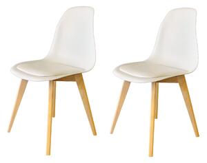 Hanah Home szék garnitúra (2 darab) fehér tölgy SND3015-2BYZ