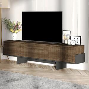 Hanah Home TV állvány dió, fekete Hege - dió, fekete