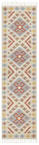 Szőnyeg ATAN Színes 80 x 300 cm Pamut Kilim
