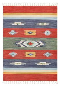 Szőnyeg KAMARIS Színes 140 x 200 cm Pamut Kilim
