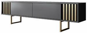 Hanah Home TV Állvány Antracit Arany Gold Line - Antracit, Arany