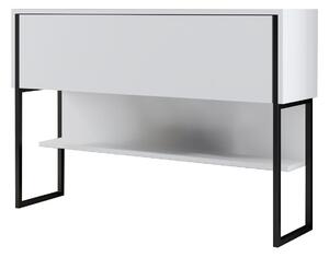 Hanah Home Komód Black White Luxe - Fekete, Fehér
