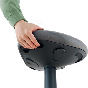 Ülőszék, billenő, ergonomikus, LEITZ Ergo Active, sötétszürke (E65440089)