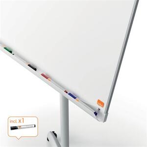 Flipchart tábla, mobil, mágneses felület, 70x100 cm, EcoLabel, NOBO Premium Plus, fehér (VN5702)