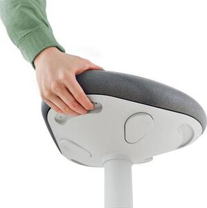 Ülőszék, billenő, ergonomikus, LEITZ Ergo Active, világosszürke (E65440085)
