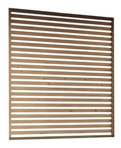 Karibu Cubeco pavilon lécezett oldalpanel / természetes fa oldalfal, 213 × 228,5 cm