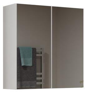 Drohmo Pola 2DL felső fürdőszoba szekrény, 60x60x22 cm, fehér