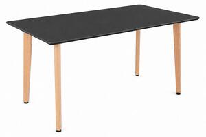 Silla 120 4+1 étkező garnitúra fekete-bézs