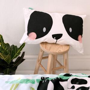 Panda Garden kétoldalas pamut párnahuzat, 50 x 30 cm - Moshi Moshi
