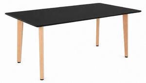 Silla 150 6+1 étkező garnitúra fekete-szürke