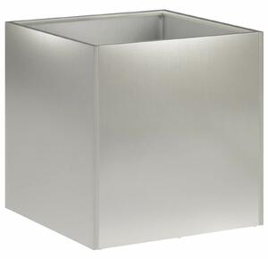VidaXL Kerti cserép 2 db Ezüst 45 x 45 x 45 cm Rozsdamentes Acél