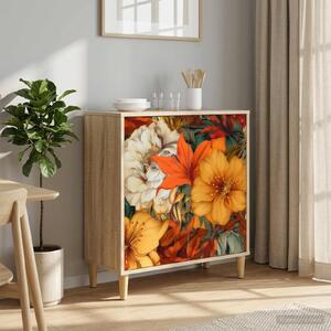 VidaXL Széf GENNEP Sonoma 69 x 33 x 75 cm Szerelt Fa