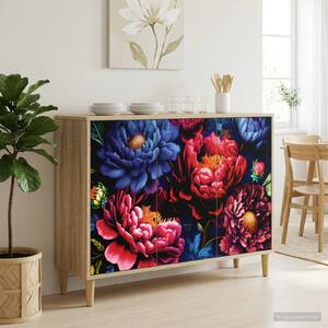 VidaXL Széf KIEL Sonoma 102 x 33 x 75 cm Szerelt Fa