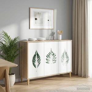 VidaXL Széf HANAU Sonoma 102 x 33 x 75 cm Szerelt Fa