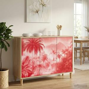 VidaXL Széf AACHEN Sonoma 102 x 33 x 75 cm Szerelt Fa