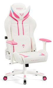 Diablo X-Ray 2.0 gamer szék Normal Size: fehér-rózsaszín