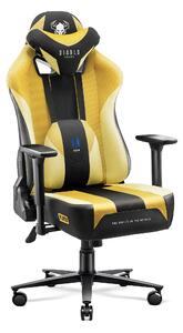 Diablo X-Player 2.0 szövet gamer szék King Size: Dark Sunflower