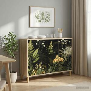 VidaXL Széf RHENEN Sonoma 102 x 33 x 75 cm Szerelt Fa