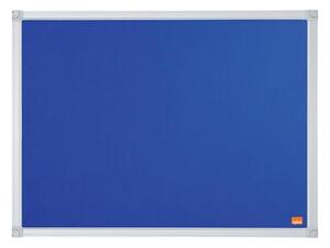Üzenőtábla, aluminium keret, 60x45 cm, NOBO Essential, kék (VN5680)