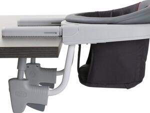 Chicco 360°-ban forgatható asztallapi etetőszék - szürke