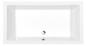 Zuhanytálca négyszögletes Polysan DEEP 150x75 cm akrilát fehér 72384
