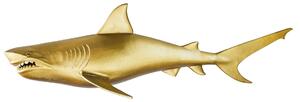 Shark L arany fali dísztárgy 105 cm