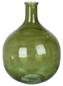 Zöld üveg virágváza 34 cm ACHAAR
