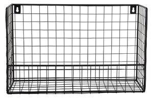 Fekete acél fali polc 40 cm Reja – PT LIVING