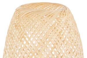 Világos bambusz asztali lámpa 30 cm BOMU